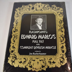 Flashpoints Edward Marlo by Jon Racherbaumer: 1992 first edition and print still in MFG wrap!