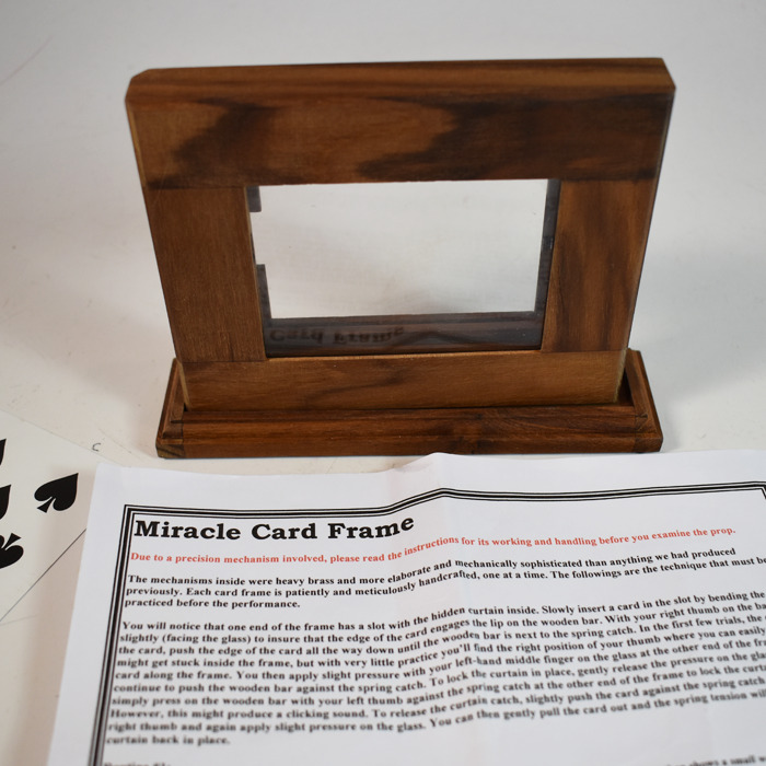 Magic Wagon Miracle Card Frame: 2009: one of their most sought after effects: scarce