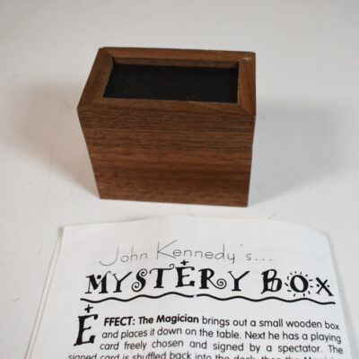 John Kennedy Mystery Box: original wood box never used - Image 2