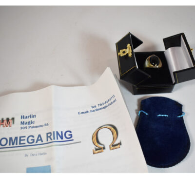Omega Ring Dave Harlin Magic: Sterling Silver and Black Onyx
