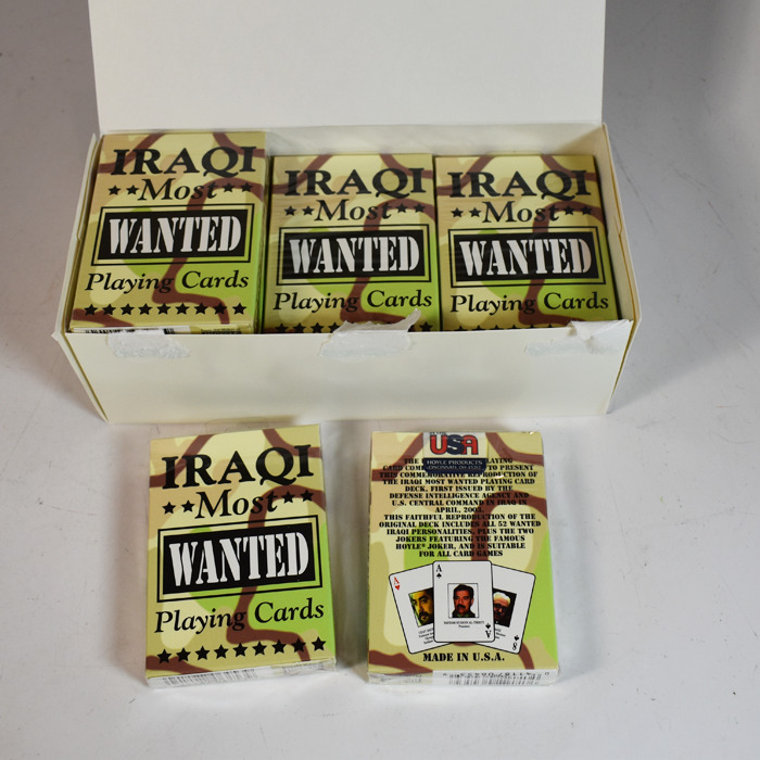 Bicycle Iraqi Most Wanted Playing Cards - Official US Military Issue Deck