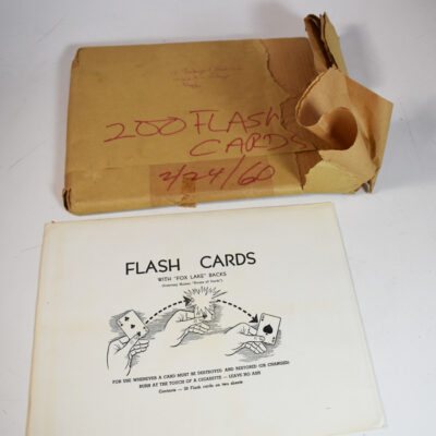 10 packages (200 cards) of Flash Playing Cards from 1960: unopened rare