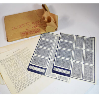 10 packages (200 cards) of Flash Playing Cards from 1960: unopened rare - Image 3