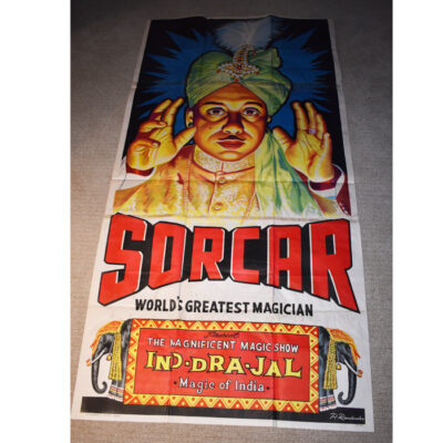 P.C. Sorcar 3-sheet Ind-Dra-Gal Poster:1960