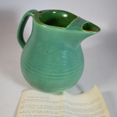 McCollough’s Mighty Miracle Pitcher: Thayer Magic: scarce circa 1945