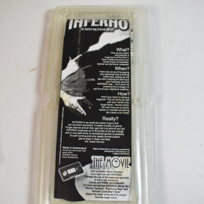 Flash Point (Sun Magic), Miracle Box and Flame Thrower Match (both by John Kennedy) and Inferno. 4 great effects from the 1980’s!! - Image 2