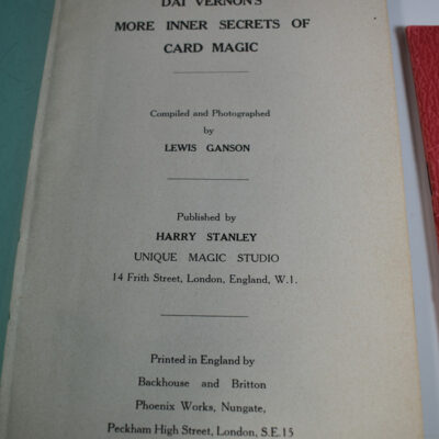Original Vernon Inner Card Trilogy Plus Select Secrets: Harry Stanley - Image 3