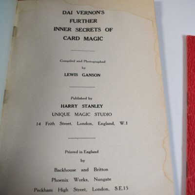 Original Vernon Inner Card Trilogy Plus Select Secrets: Harry Stanley - Image 7