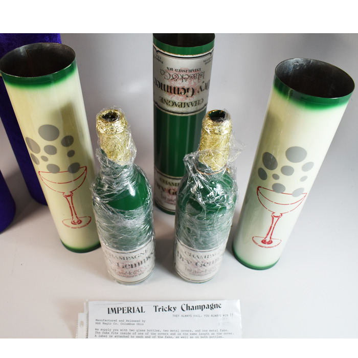 Imperial Champagne Tricky Bottles: a Mak Magic 1977 time capsule: scarce! - Image 3