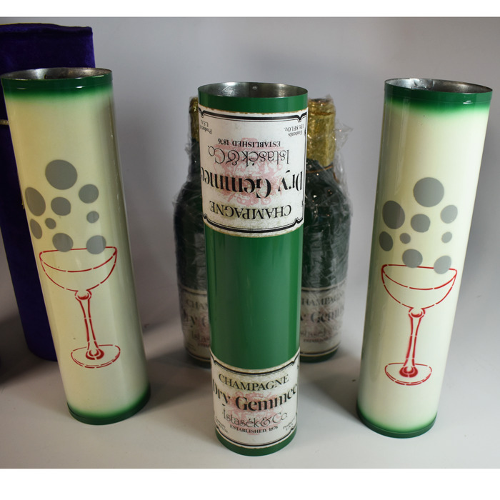 Imperial Champagne Tricky Bottles: a Mak Magic 1977 time capsule: scarce! - Image 4