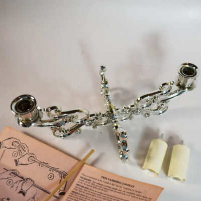 Fantasio Twin Vanishing Candelabra Candles: nr mint in original box - Image 2