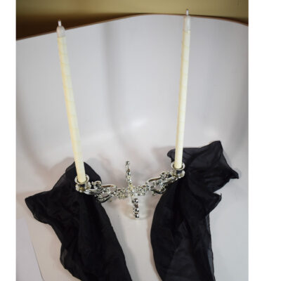 Fantasio Twin Vanishing Candelabra Candles: nr mint in original box