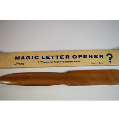 Vintage Wooden Billet Knife: West Germany: Original box and instructions: scarce 1950’s - Image 4