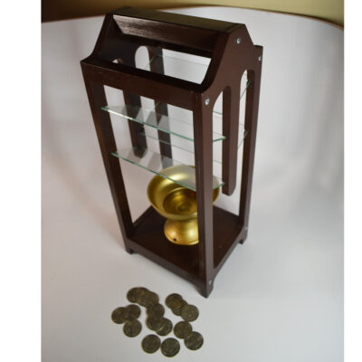 Vintage Abbott Coin Ladder with 18 Abbott Tokens! - Image 3