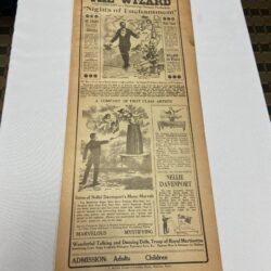 Willard the Wizard Boadside cica 1900