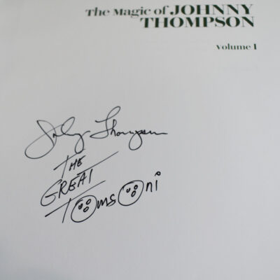The Magic of Johnny Thompson; massive two volume book set 2018 1st edition: no longer available - Image 4
