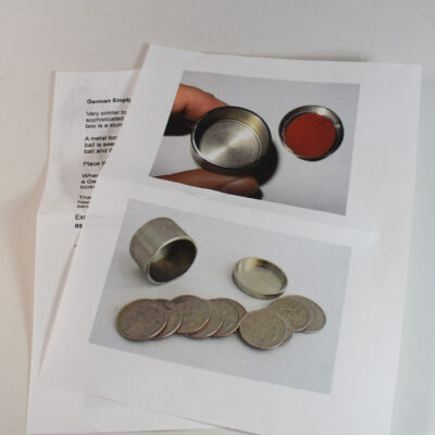 Vintage German Empty Full Coin Box - Image 4
