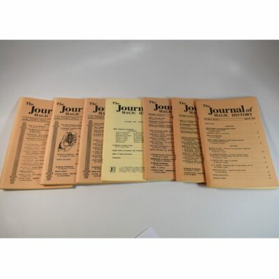 Journal of Magic History: Complete File with supplement