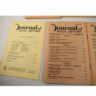 Journal of Magic History: Complete File with supplement - Image 4