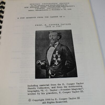 Taylor world's Greatest Illusionist :NEMCA Special Edition 1990 - Image 2