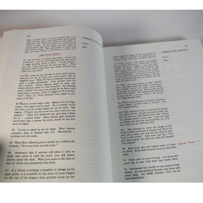 Encyclopedia of Impromptu Magic by Martin Gardner Magic Collectibles