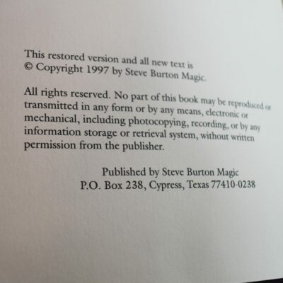 Hocus Pocus Jr Special Deluxe Edition: #6 of only 25 produced 1997 with slipcase - Image 3