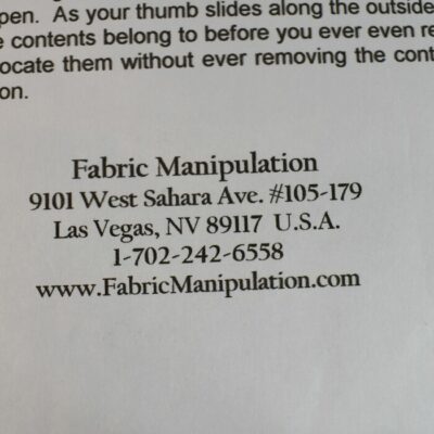 Pseudo Psychometry from Fabric Manipulations: 4 bag set - Image 2