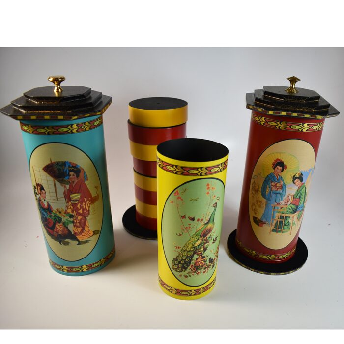 Nielsen Imperial Rice, Orange and Checkers