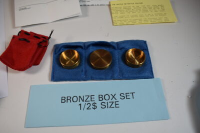 Jim Zee Coin Box set: Boston, Slot and regular Okito: one of the finest: made circa 1990