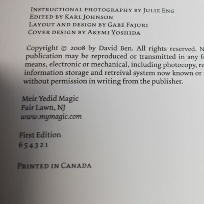Zarrow: A Lifetime In Magic by David Ben 2008 first edition - Image 2