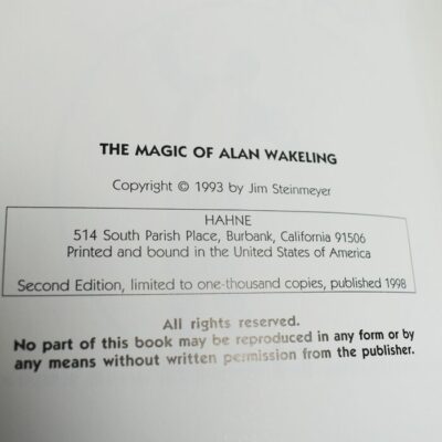 The Magic of Alan Wakeling:1993: Steinmeyer/Hahn - Image 2