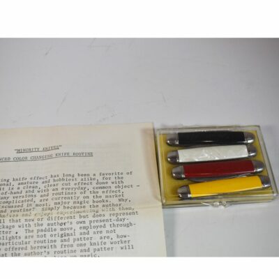 Minority Knives (advanced color changing knife routine) by JP Jackson 1975 - Image 2