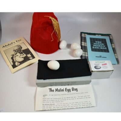 Mailine Egg Bag, Senor Mardo Egg Bag and Abdul’s Fez Egg Bag