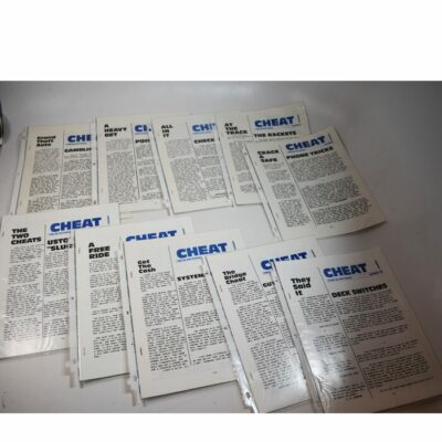 Swindle Sheet and Cheat Sheet:  Karl Fulves 1990-1992 original complete file 1-10 of both publications: scarce - Image 2