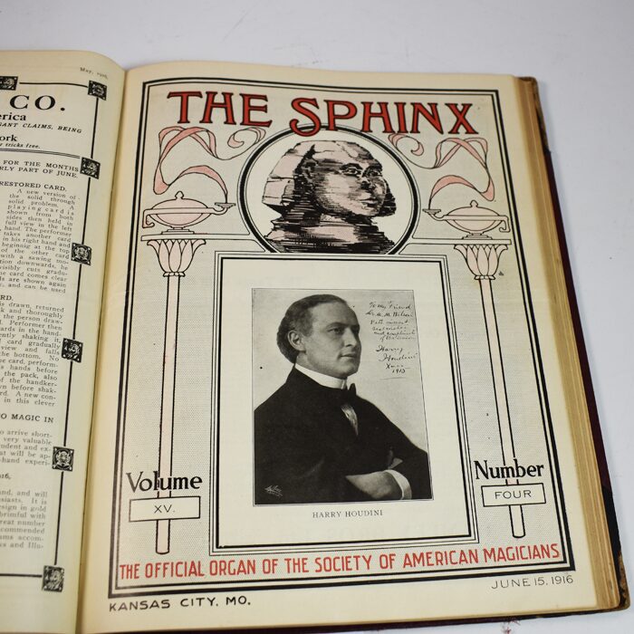 Sphinx Magazine Bound Sphinx Magazine 1914-1917: Volume 13 issues 10-12, Volume 14 ...