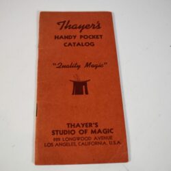 Thayer Pocket Catalogue