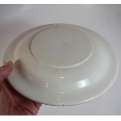 Thayer Magic Silk Plate circa 1935: hand turned wood plate - Image 2