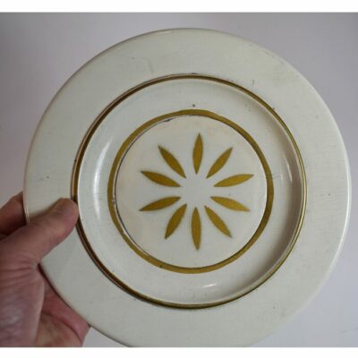 Thayer Magic Silk Plate circa 1935: hand turned wood plate - Image 3