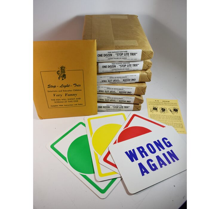 72 count Vintage Haines House of Cards “Stop Light Trix”: No longer available