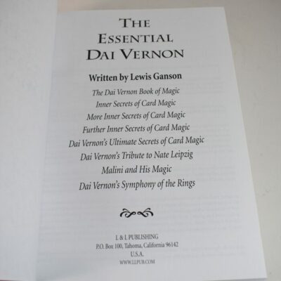 Essential Dai Vernon: L&L Publishing: 2009 - Image 2