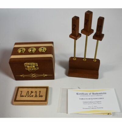 Tablets of Knowledge by Damir Djanis: only 24 made: brand new opened to photograph.  Fabulous Micro Magic!