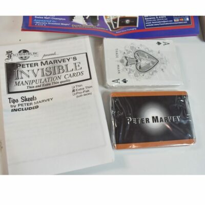 14 unopened packs of Peter Marvey Invisible Manipulation Cards: ultra thin: impossible to find