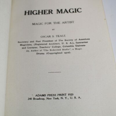 Higher Magic Deluxe Edition #208: signed by Oscar Teale - Image 3