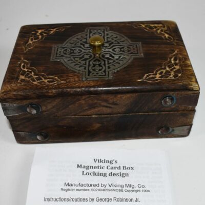 Viking Deluxe Locking Celtic Card Box - Image 2