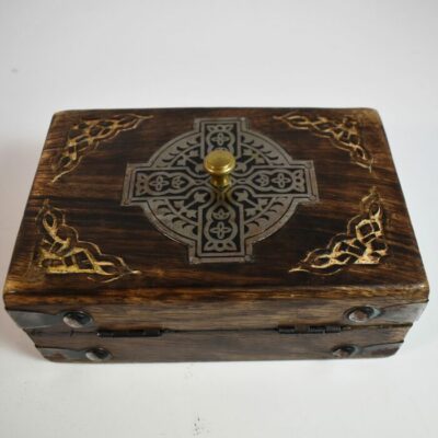 Viking Deluxe Locking Celtic Card Box - Image 4