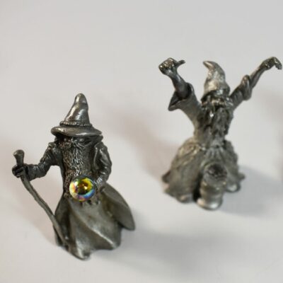 5 real pewter Wizards - Image 2