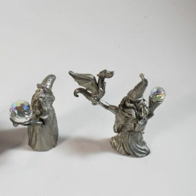 5 real pewter Wizards - Image 4