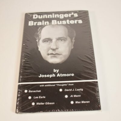 Dunninger Brain Busters: Joseph Atmore: new in mfg wrap
