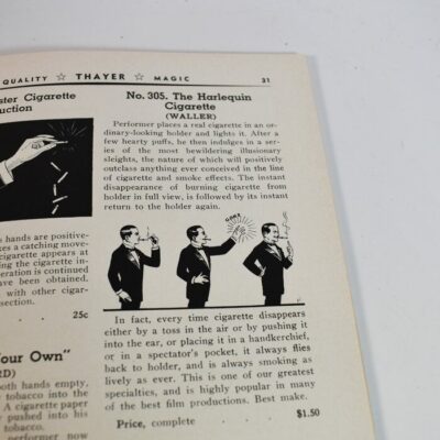 Harlequin Cigarette Holder and Simplexo card gimmick: two scarce Thayer Gimmicks - Image 4