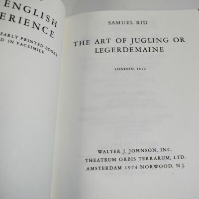 Art of Juggling or Legerdemaine: nr. fine condition - Image 3